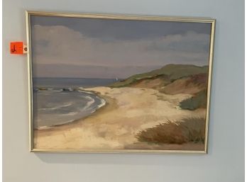 Painting, Beach Scene, 25'x33' R. VanDamme