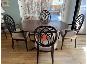 Dinning Table With (2) Arm Chairs  Table Without Leaves 57'x40'