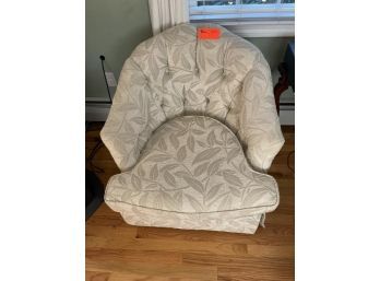 Lot Of (2) Upholstered Chairs, Swivel