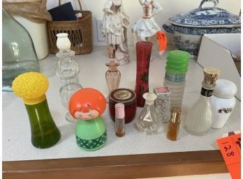Lot Of Perfume Bottles, Moslty Avon