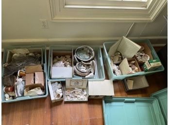 Lot Of (3) Boxes Of Shells & Sand With Catalog