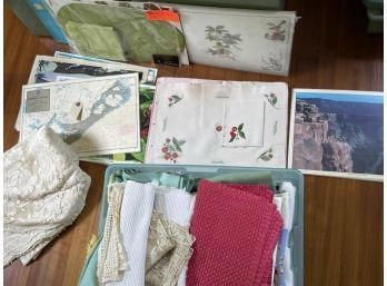 Lot Of Placemats, Napkins, Table Lines