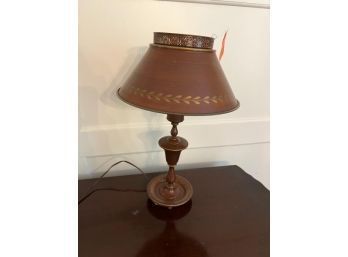 Candle Stick Style Lamp With Shade