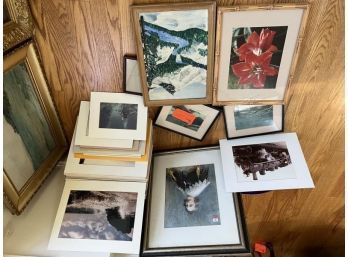 Group Of Photographs, Matted, Framed Dutch Style Portrait