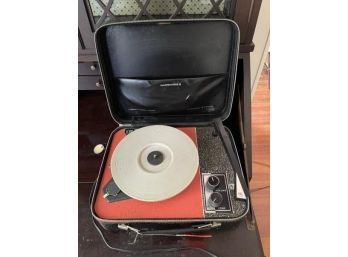 Portable Record Player In Zip Case, Masterworks, Powers Up
