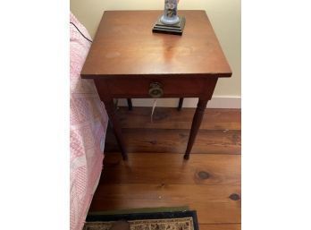 Side Table With 1 Drawer 19' Square Top & 27' Tall