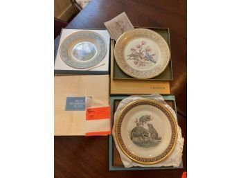 Avon Tenderness Collection Plates & (2) Lenox Collection Plates