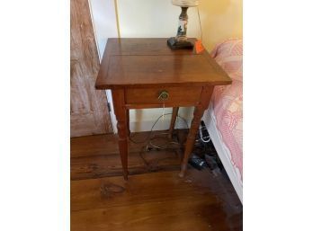 Side Table With 1 Drawer 20' Square Top & 30' Tall
