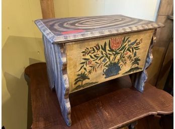 Kathy Graybill Small Chest With Lift Top, Signed, 23'W X 14'D X 17'T