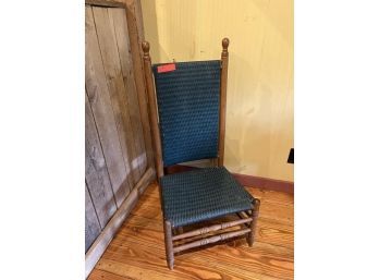 Splint Back & Seat Chair, Painted, Cut Down