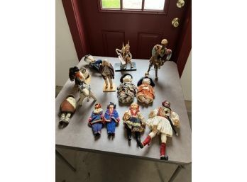 Collection Of (12) Dolls & (1) Camel From Around The World