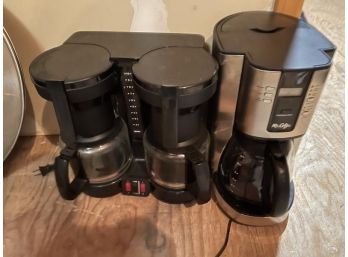 Lot Of (2) Coffee Pots, Mr. Coffee 12 Cup & Krups Double Pot