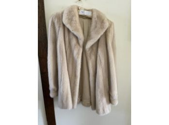 Tourmaline Mink Coat, Size Small Or XS