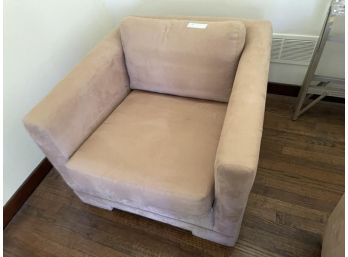 Faux Suede Arm Chair