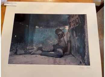 Matted & Unframed Photo, Haiti 1987, Maggie Steler, 24'x20' Including Mat