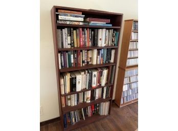 Lot Of (5) Shelves Of Hardcover  Including Classic, Cook Books, Coffee Table Books (Book Case Not Included)