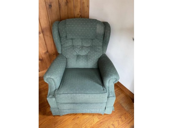 (2) Lazy Boy Lounge Chairs,green W/ Normal Worn