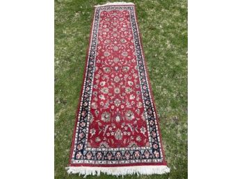 Rug, Pakistan, Persian Design, Wool Pile, Appraised Value $2500, 2'7'x9'6'