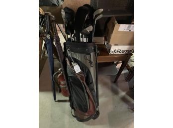 Gold Clubs, Sounder, Excalibur With 2 Adams Tight Lies Clubs