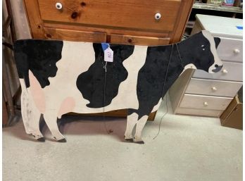 Wooden Cut Out Cow
