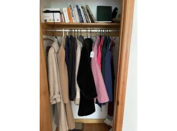 Contents Of Closet Including Coats & Books