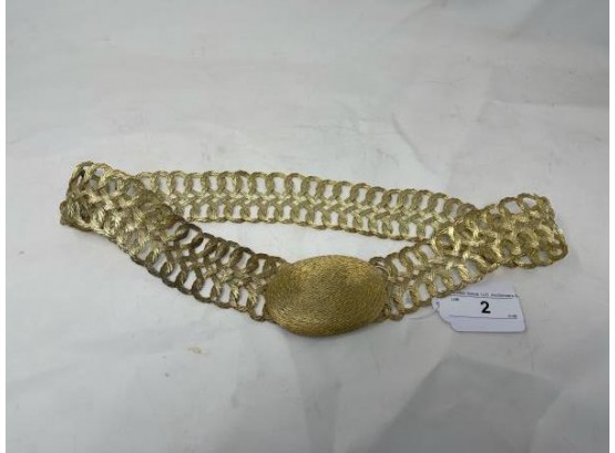 Golden Metal Ladies Belt