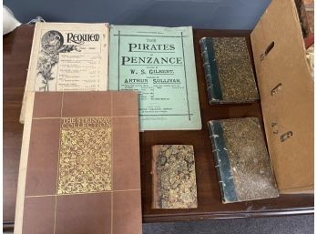 Lot Of Antique Books & Sheet Music Etc