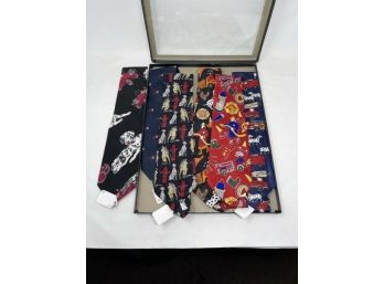 Lot Of 6 Men's Ties With Firefighter Themes