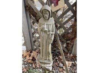 Small St Francis Statue, Cement