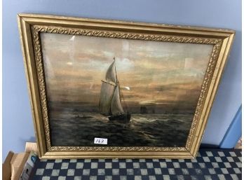Framed Boat Print
