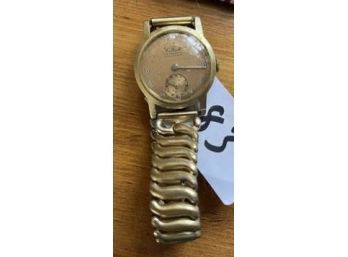 Man's Watch Kelbert Watch Co, 17 Jewl, Case Stamped 14K S&W-635749