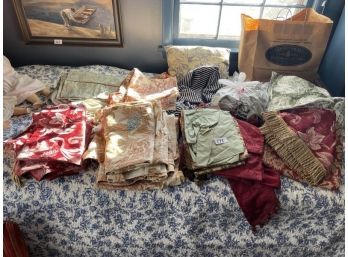 Lot Of Curtains & Material