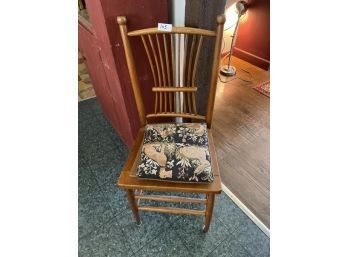 Side Chair, Bamboo Style Back