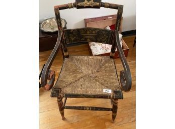 Hitchcock Style Arm Chair