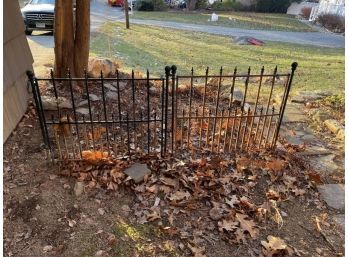 4 Section Metal Decorative Fence