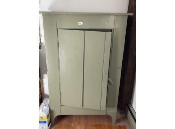 Jelly Cupboard Single Door (3 Panel)painted Green