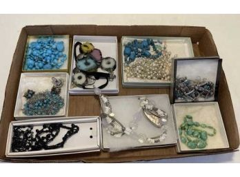 Lot Of Costume Jewelry: Necklaces