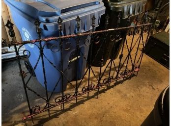 Wrought Iron Fence 5' Long X 3' High