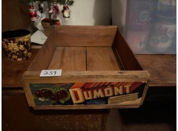 Wooden Fruit Box