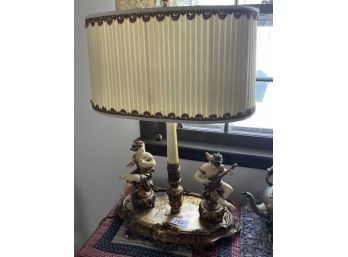 Fancy Cherub Lamp