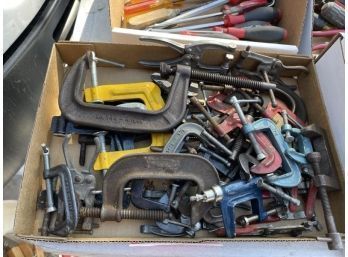 Lot Of Assorted C Clamps