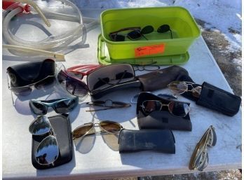 Lot - Approximately 12 Sunglasses, 1 Ray Ban Case