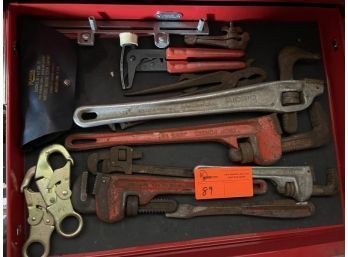 Lot Of Large Pipe Wrenches
