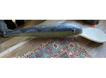 Large Wooden Lure For Marlin, Approx. 30' L