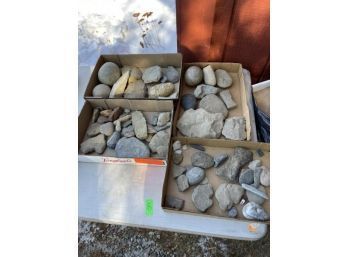 4 Boxlots Of Mohawk Valley Stones, War Stones And Others