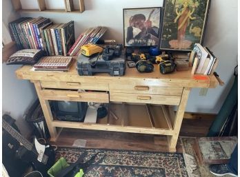 Work Bench, 4 Drawers (No Contents)