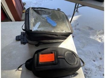 2 Motorcycle Bags - 1 BMW 1200 GS Tank Bag (new $550) And 1 IPod/phone Holder Bag