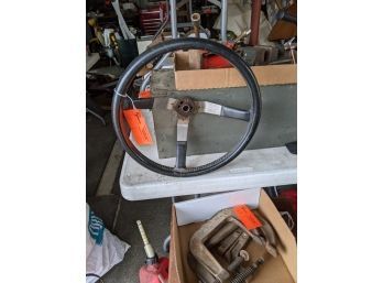 Steering Wheel For Drag Racing Car, 15' Dia.
