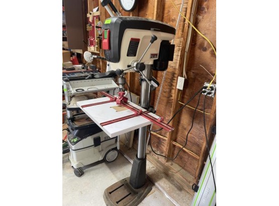 Jet 17' Drill Press, Model # JDP-17 With Woodpeckers Guide