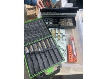 Lot - Partial Assorted Drill Bit Sets, Sawzall Blades